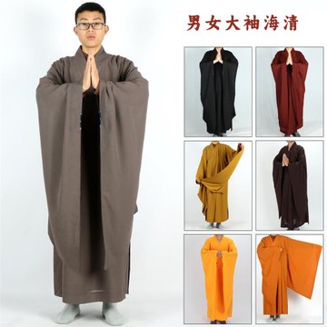 和尚衣服海清男士四季薄款麻紗海清師父僧服夏款海清衣禪修居士服