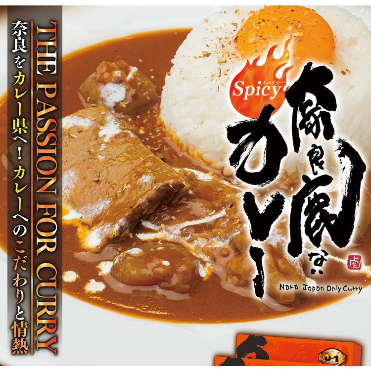 奈良鹿ないカレー　スパイシー　中辛　200g×３個セット