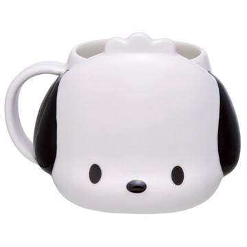 【震撼精品百貨】Pochacco 帕帢狗~日本三麗鷗Sanrio 帕恰狗陶瓷造型馬克杯390ml-大臉款*68051