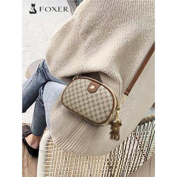 金狐貍實用女生禮物包包女斜挎小包2025時尚超火手機小挎包媽媽包