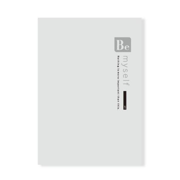 Be Myself 16K特厚空白-月雲灰