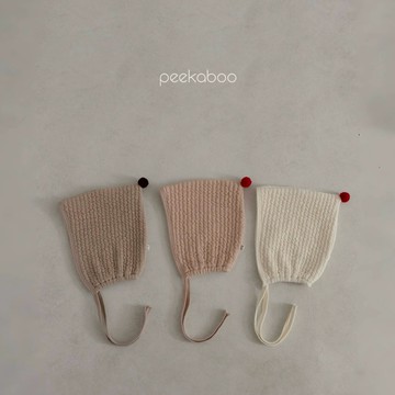 peekaboo 花圈絨球帽子｜嬰兒帽子 寶寶帽子 新生兒 兒童帽子 女寶 男童 女童 寶寶衣服 韓國童裝
