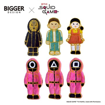 獨家生日禮 BIGGER【魷魚遊戲】造型擦手巾 單入組