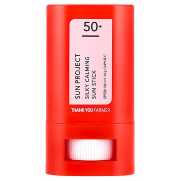 Thank You Farmer, Sun Project，絲滑舒緩抗曬棒，SPF 50+ PA++++，0.49 盎司（14 克）