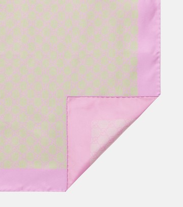 Gucci GG silk twill scarf