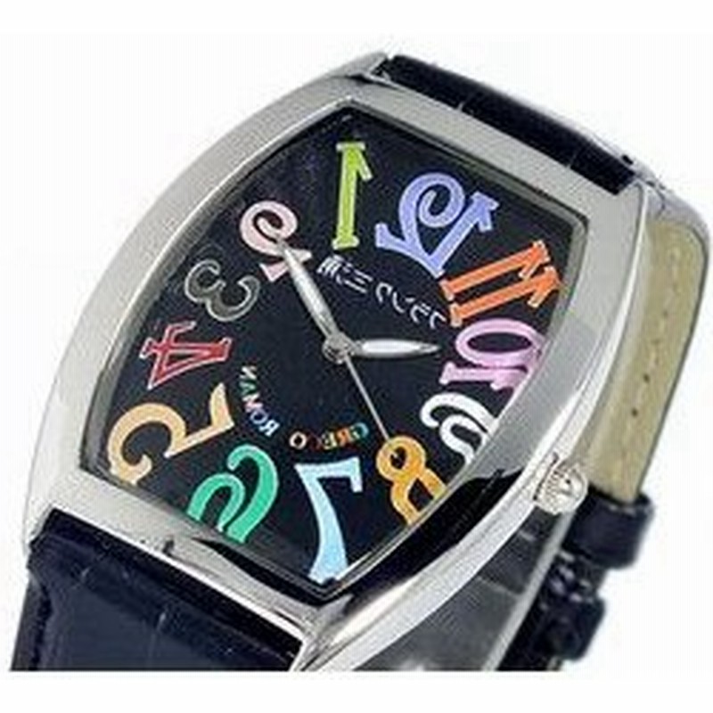 フランク三浦 逆回転式 ユニーク 腕時計 Fm00 Crbk 通販 Lineポイント最大0 5 Get Lineショッピング