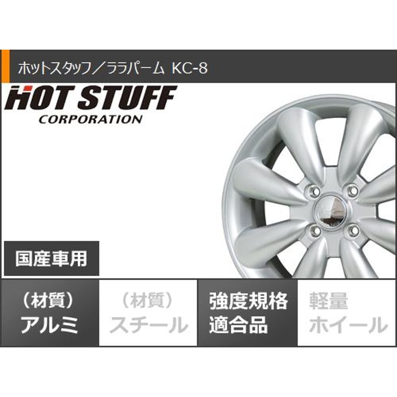 ハスラー用 サマータイヤ ダンロップ エナセーブ EC204 165/65R15 81S ララパーム KC-8 5.0-15 |  LINEブランドカタログ