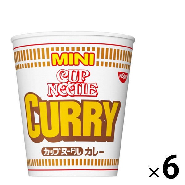 日清食品日清食品 カップヌードル カレー ミニ 25052 1セット（6食）