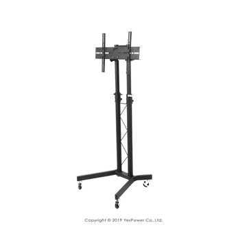 LCD-03 活動式液晶電視架(四腳輪)/適用26-32吋/高度97-153公分/向下俯仰5度調整/承重20kg/台製