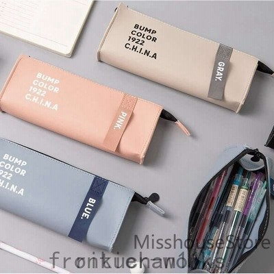 ペンケース おしゃれ 革 シンプルレディース筆箱 小学生 中学生 高校生 大学生 可愛い 三角型 ペンケース 大容量 通販 Lineポイント最大get Lineショッピング