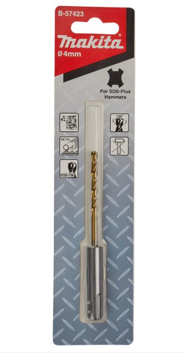 MAKITA 牧田 B-57423 金屬用四溝鑽頭 金屬鑽頭  4*105mm