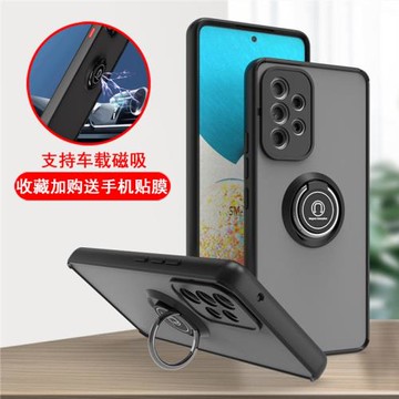 適用三星A53手機殼磨砂硅膠GalaxyA52/A51防摔創意a50支架保護套