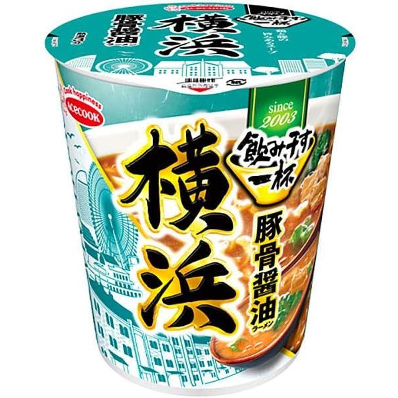 エースコック タテ型 飲み干す一杯 横浜 豚骨醤油ラーメン 68g×12個入