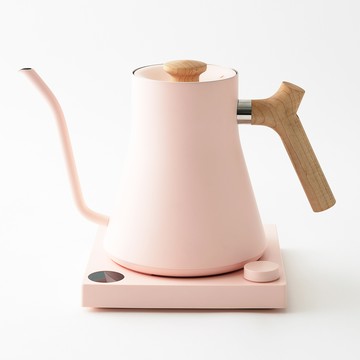 FELLOW STAGG EKG 電子溫控壺- 600ml限定珊瑚粉+楓木原木手把款