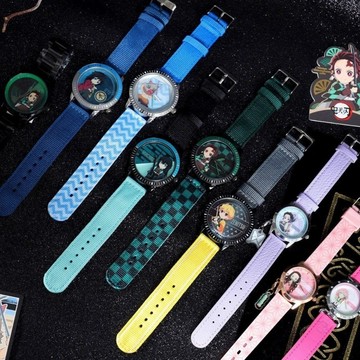 免運出貨🎁正品青壹坊聯名鬼滅之刃手錶盲盒第一彈 鬼滅之刃無限城篇周邊 手錶盲盒周邊 蝴蝶忍 炭治郎手錶 我妻善逸周邊