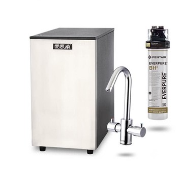 HS188雙溫加熱系統☆搭配淨水設備PurVive-BH2一組☆陶瓷恆溫加熱片☆雙溫防燙鎖霧面不鏽鋼龍頭☆