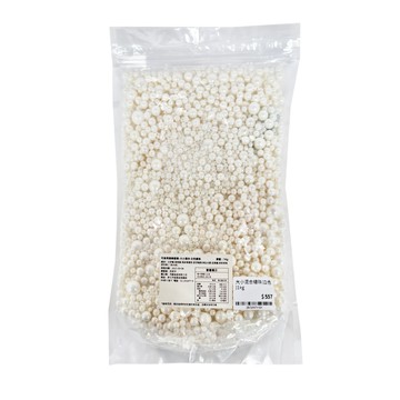 茂順食品 可食用裝飾糖果 大小混合白色糖珠  1kg  1包