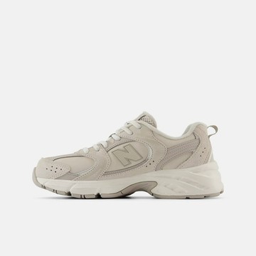 NEW BALANCE 男女大童休閒鞋-米色 530 BUNGEE-PZ530KE-W