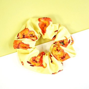 【笑笑短尾袋鼠】水彩插畫 仿絲緞 髮圈 束髮帶 可愛 澳洲 自拍