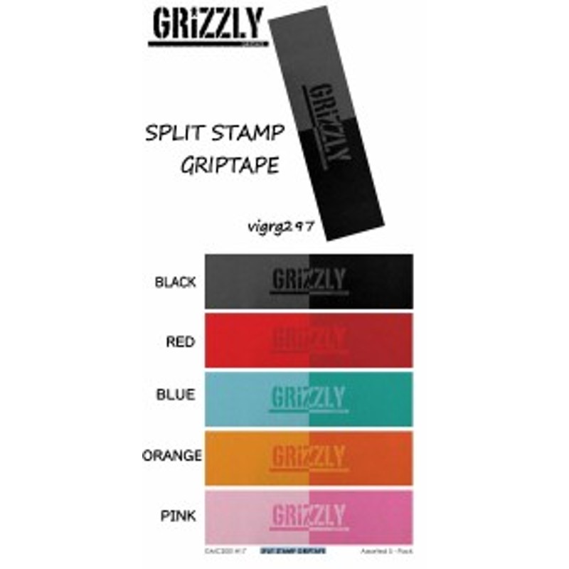 GRIZZLY RANGE STAMPグリズリー デッキテープ - スケートボード