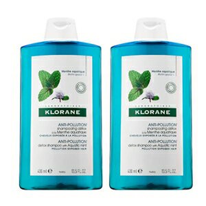 Klorane蔻蘿蘭涼感淨化洗髮精(大瓶裝) 2入合購 ｜全館滿$199免運
