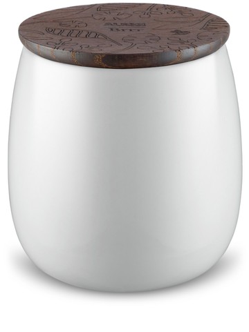 Alessi - porcelain scented candle - unisex - Porcelain/Wax/Wood - One Size - White