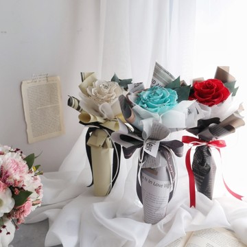 【日常好事‧花寓】皇家厄爾瓜多單隻永生玫瑰｜精選特殊色系列  生日禮物 花禮  七夕情人節推薦 情人節花束