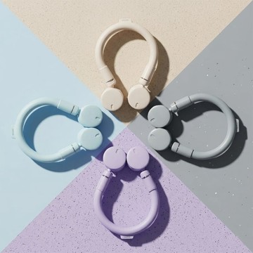 ICE U 酷涼圈 環頸風扇(雙入組) 莫蘭迪紫+紫