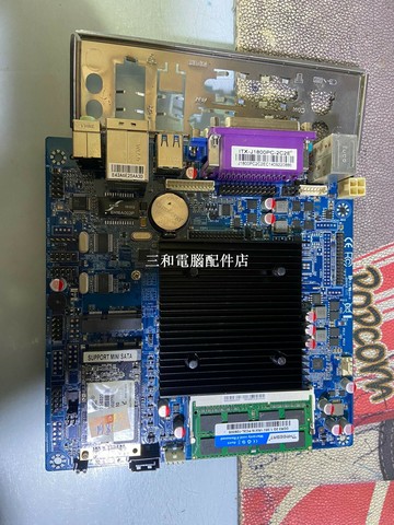 ITX J1800 PC 2C1L 收銀機主板 功能正常 如新 實物拍攝【三和電腦配件店】
