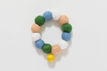 【美國西海岸】羊毛氈項圈/毛小孩項圈 寵物項圈 羊毛球項圈