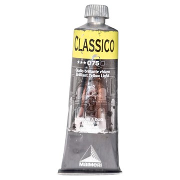 MaIMeRI 美利 經典油畫顏料 MA-306075 鮮豔淺黃 BRILLIANT YELLOW LIGHT 075  60ml  1色