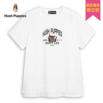Hush Puppies T恤 女裝Q版趴趴狗寬版T恤