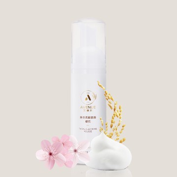 ［台灣穀堡］艾馥洣 米的洗卸慕斯 櫻花 180ml  洗臉 潔顏泡沫 卸妝 臉部清潔 保濕