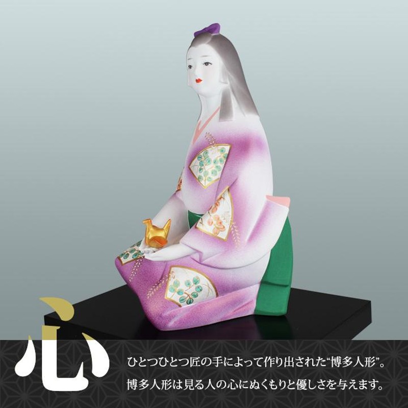 博多人形 祝鶴＜赤＞ 後藤博多人形 伝統的工芸品 九州 福岡 お
