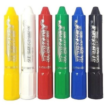 SUCCESS 人體彩繪筆 Set 6色 鮮豔色彩 水溶性配方  1盒