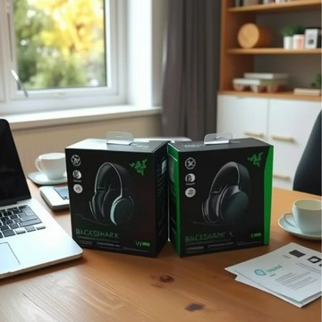 跨境 適用Razer BlackShark V2X 旋風黑鯊v2x游戲耳機頭戴式耳麥【宜家良品百貨】