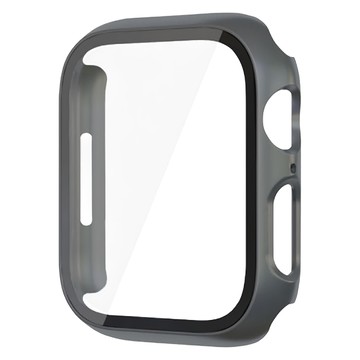 POLYWELL 寶利威爾 Apple Watch 一體式鋼化膜保護殼 PW15-T96-A439 45mm  Apple Watch 7/8/9代  深灰色  1個