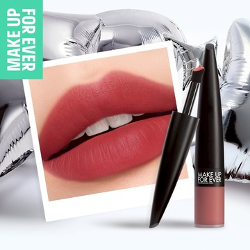 下單送 甜心收納袋✨【MAKE UP FOR EVER】💄愛神特霧唇釉240浪漫微醺 