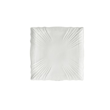 Richard Ginori Vecchio Ginori白瓷紋 正方盤21x21cm