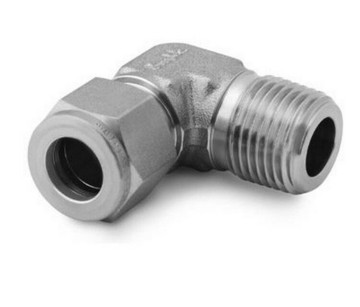 SS-400-2-8 世偉洛克卡 彎頭 1/4 卡套管外徑 x 1/2 NPT 外螺紋