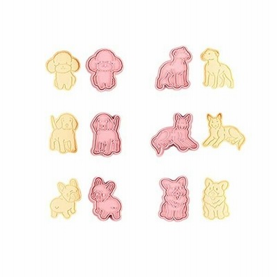 クッキー型 動物 6個セット 可愛い クッキーカッター プラスチック クッキー抜型 製菓道具 お菓子作り 抜き型 手作り プレゼント 恐竜 通販 Lineポイント最大get Lineショッピング