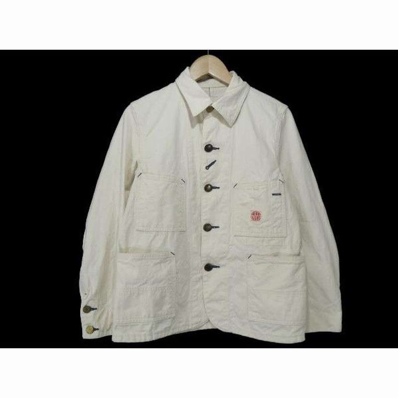 HEAD LIGHT ヘッドライト 東洋 9oz OFF TWILL WORK COAT 白 HEAD LIGHT ヘッドライト 東洋 9oz OFF TWILL WORK COAT 白