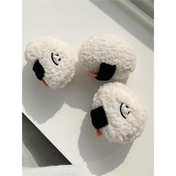 新款寵物貓狗壽司飯團藏食玩具可愛毛絨發聲bb叫響紙狗狗解壓益智