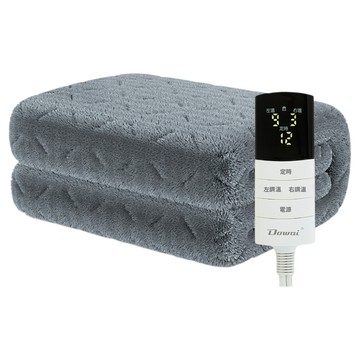 Dowai多偉 微電腦雙人獨立溫控可水洗石墨烯電熱毯 EL-206