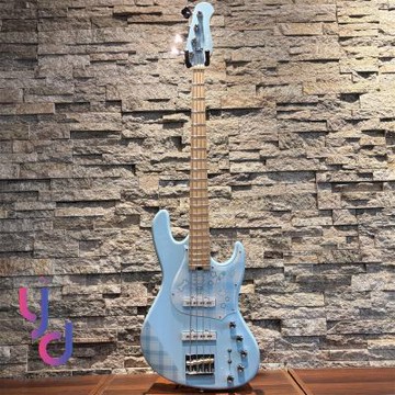 GU Guitars SRB KK421 Kyone Signature 四弦 電貝斯 小競 簽名款 藍色 主動式電路