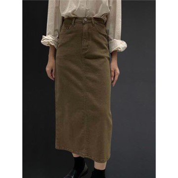 彈力后開叉包臀裙中長裙女2025春季高腰顯瘦一步長裙半身牛仔裙子