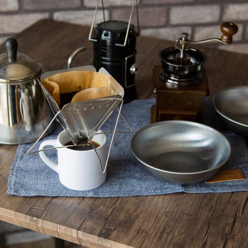 ドリップスタンド　カフェ　coffee キャンプ　アウトドア　アンティーク コーヒードリッパー おしゃれ 折りたたみ コーヒー ドリッパー