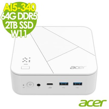 Acer 宏碁 Revo Box RB102 AMD迷你電腦 (AI5-340/64G/2TB SSD/W11)