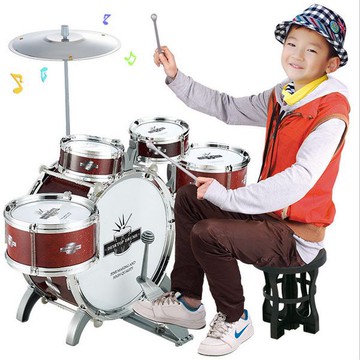 《翔翼玩具》爵士鼓組合 打鼓 音樂鼓 學校鼓 音樂  敲打鼓 玩具鼓 兒童樂器 13-5206_526安全標章合格玩具鼓