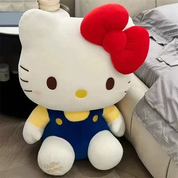 Chic🔥毛絨玩偶 HelloKitty玩偶 娃娃抱枕 經典玩偶 凱蒂貓咪毛絨玩具kt貓公仔女生日禮物少女心禮物禮物交換